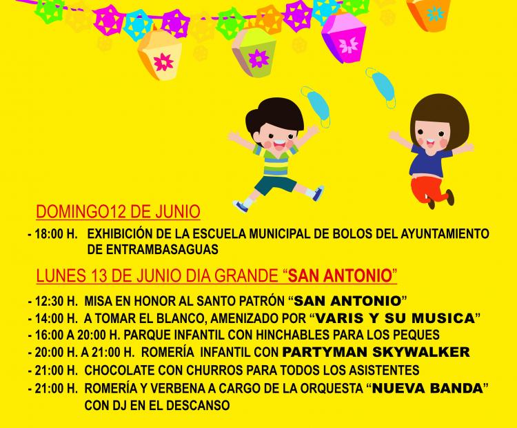 Cartel fiestas de San Antonio