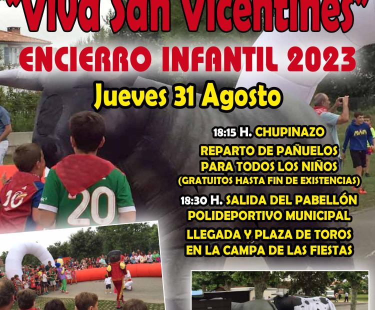 "Viva San Vicentines" Encierro infantil 2023