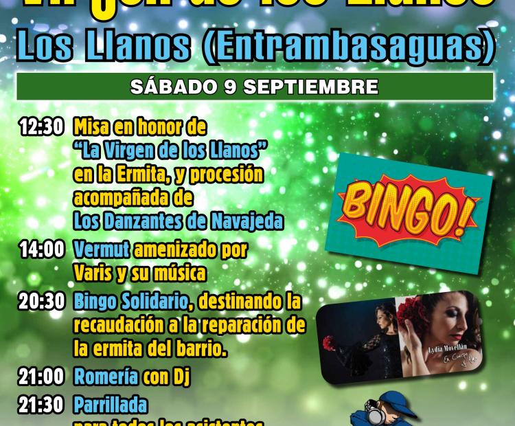 Fiesta Virgen de los Llanos 2023.