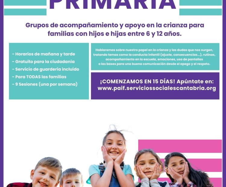 Programa de Apoyo Integral a las Familias. Actividad afecto primaria