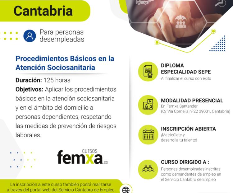 Curso Procedimientos básicos de atención sanitaria