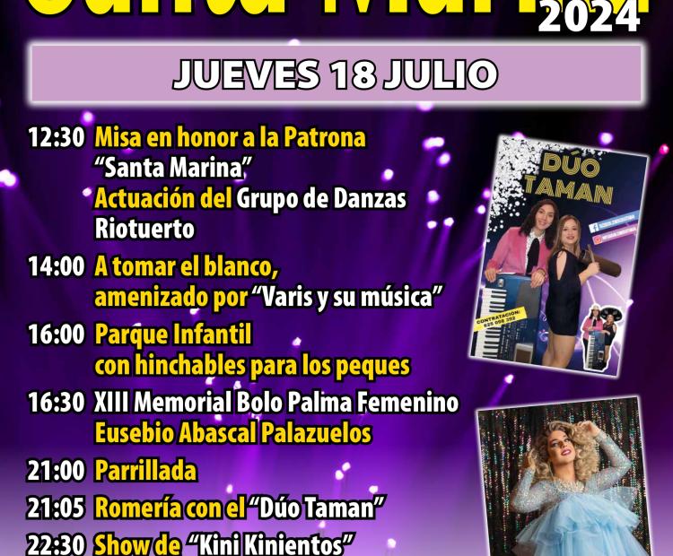 Fiestas de Santa Marina 2024