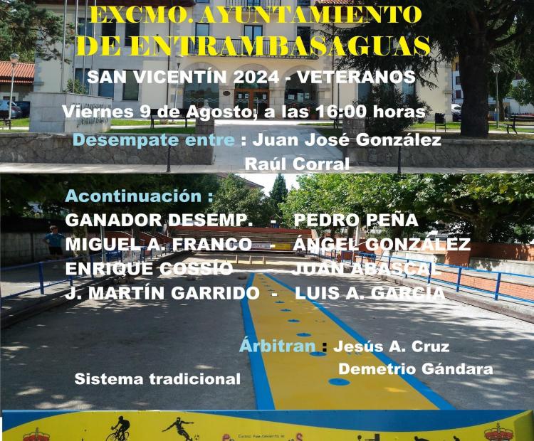Final de bolos veteranos "San Vicentín 2024"