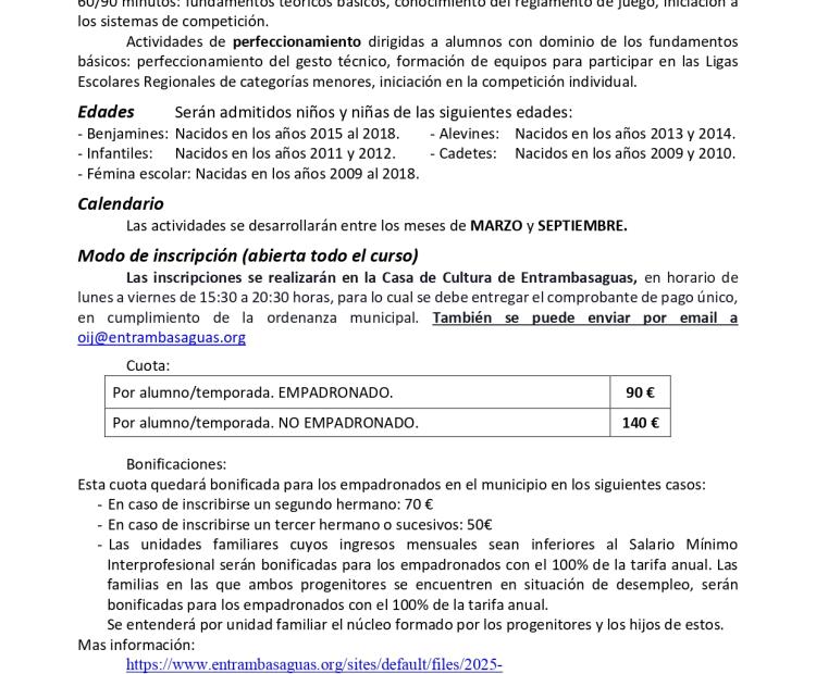 Comienzo de la nueva temporada de la Escuela Municipal de Bolos