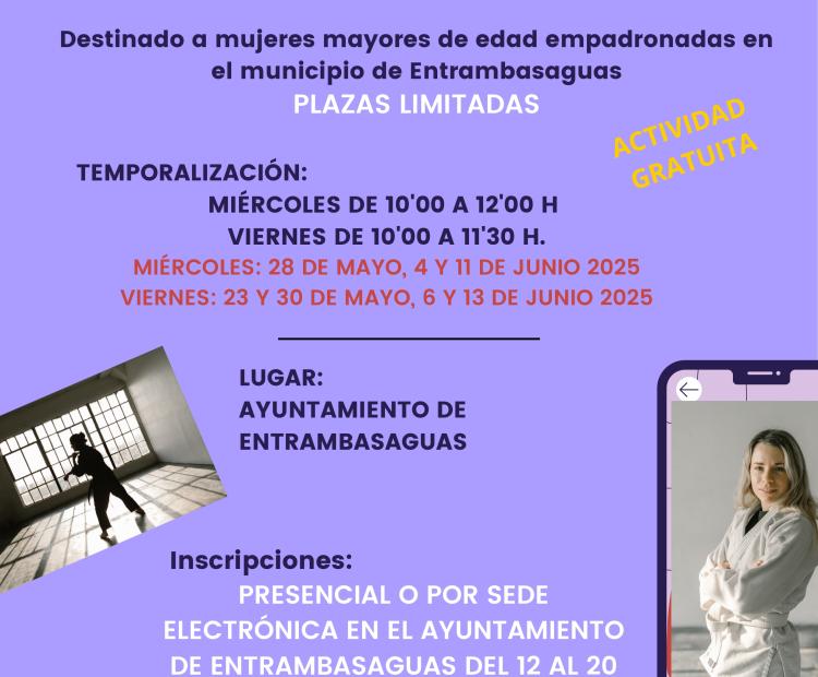 Taller de defensa personal.