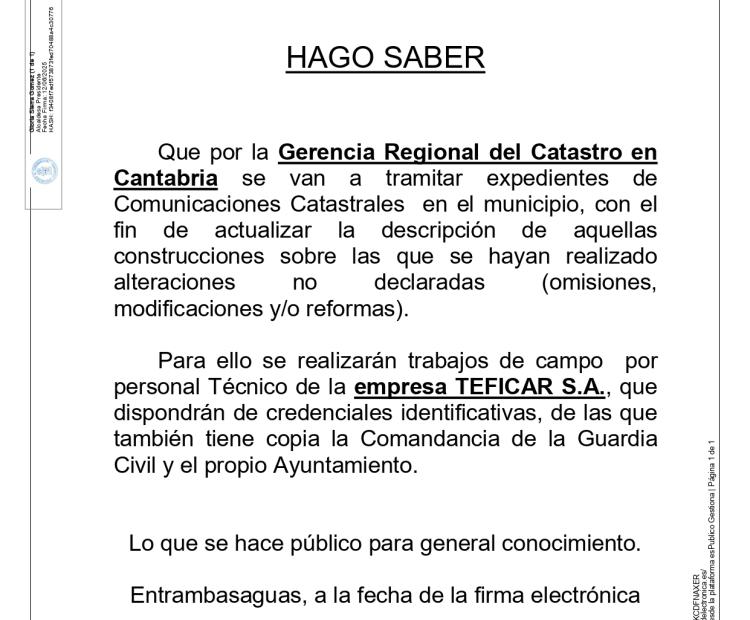 Plan de Comunicaciones Catastro 2025