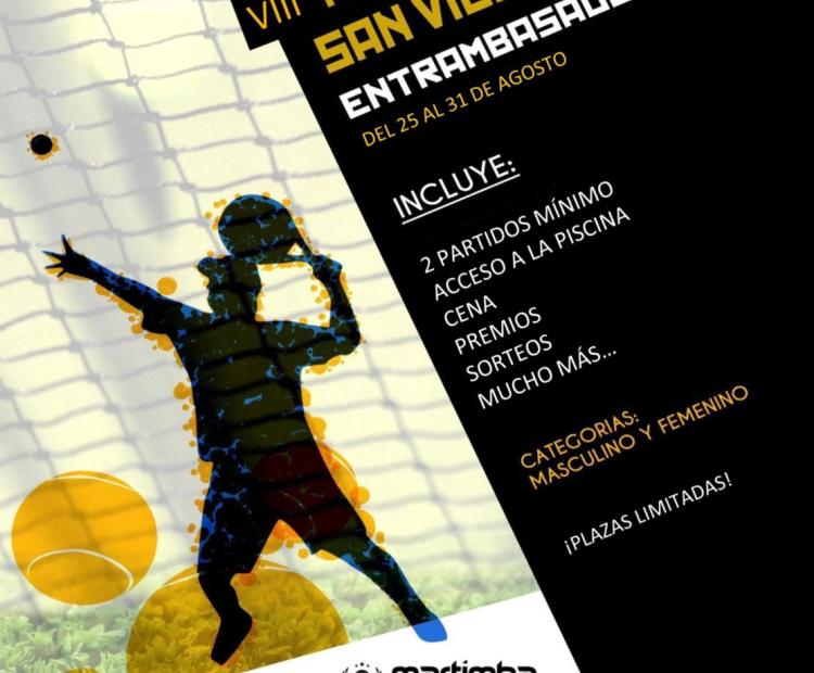 VIII Torneo de Pádel San Vicente Mártir.