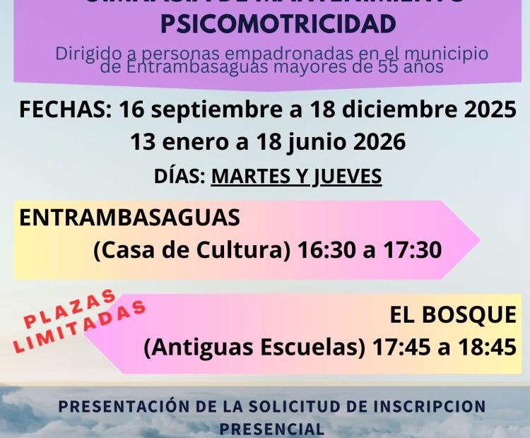 Nueva temporada del taller de Psicomotricidad. Temporada 2025-2026