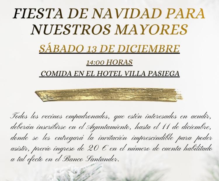 Fiesta de Navidad para nuestros mayores