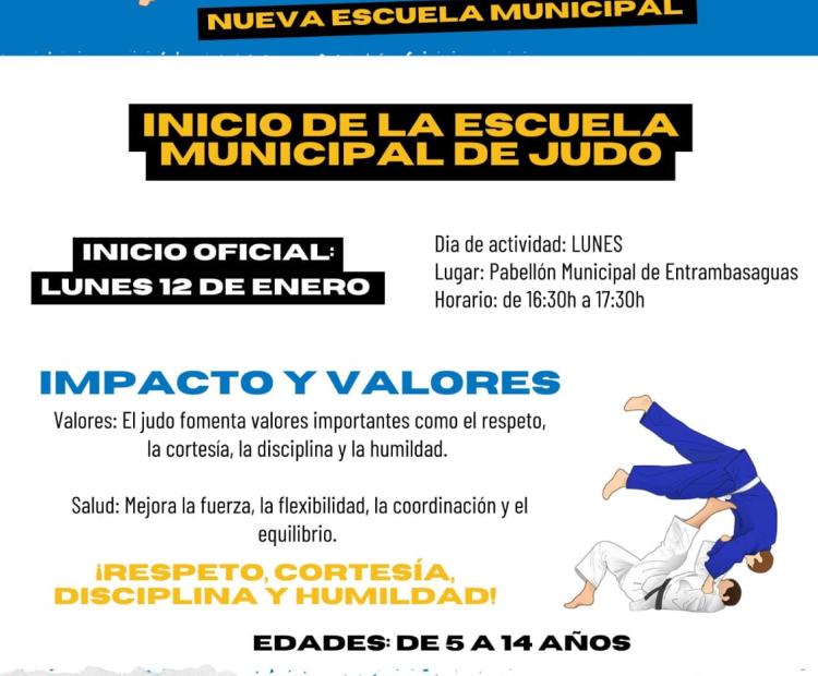Arranca una nueva Escuela Municipal Deportiva, JUDO