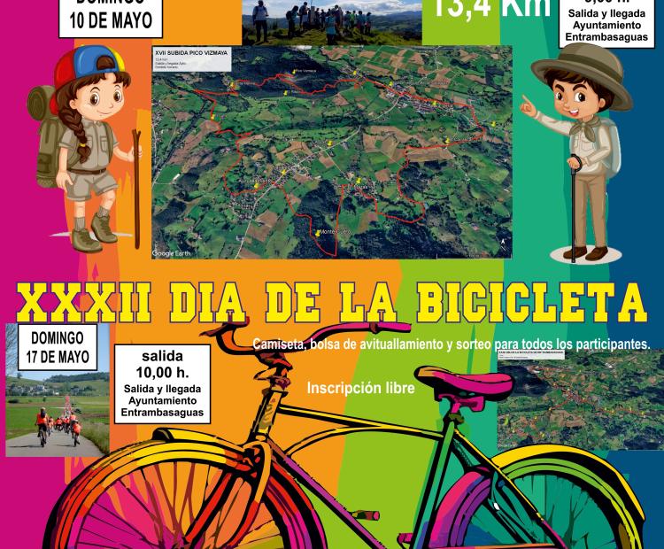 XVII MARCHA SUBIDA AL PICO VIZMAYA y XXXII DÍA DE LA BICICLETA DE ENTRAMBASAGUAS