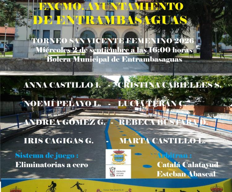 BOLOS · Torneo San Vicente "Femenino"